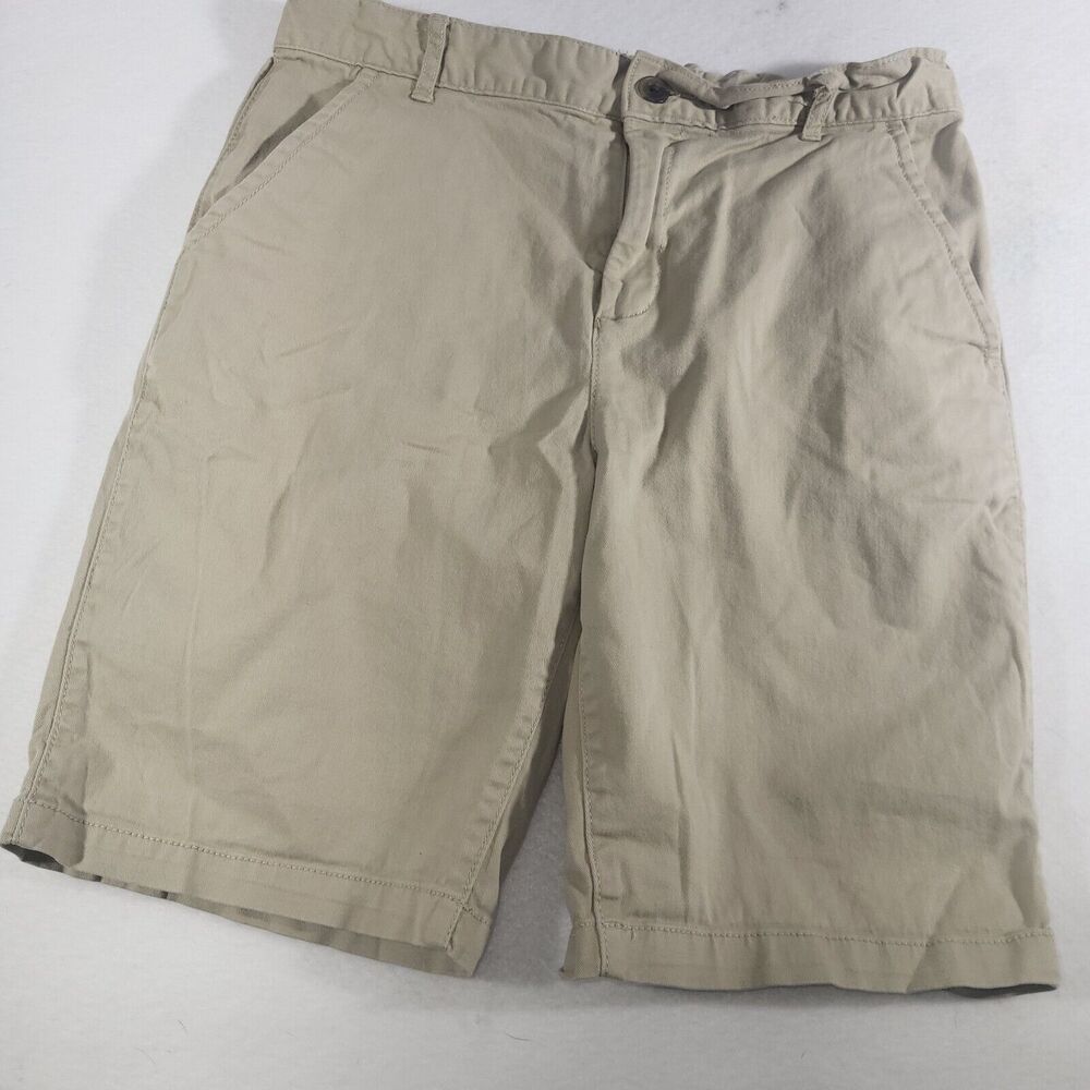 Children's Place Khaki Uniform Shorts 12 Husky